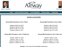 Tablet Screenshot of airwayfocuseddentistry.com